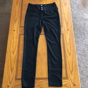 Woman’s black high waist dress pants